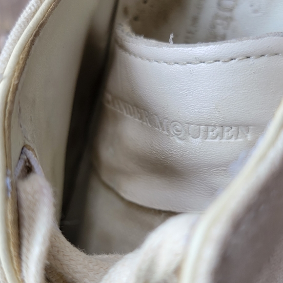 Alexander Mcqueen Low Cut Embroidered Octopus Sneakers - As Is - Picture 10 of 11